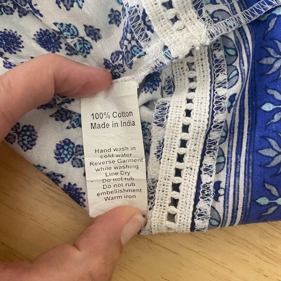 Biba Girls Sleeveless Indian Dress Size 6/7 - Picture 8 of 9